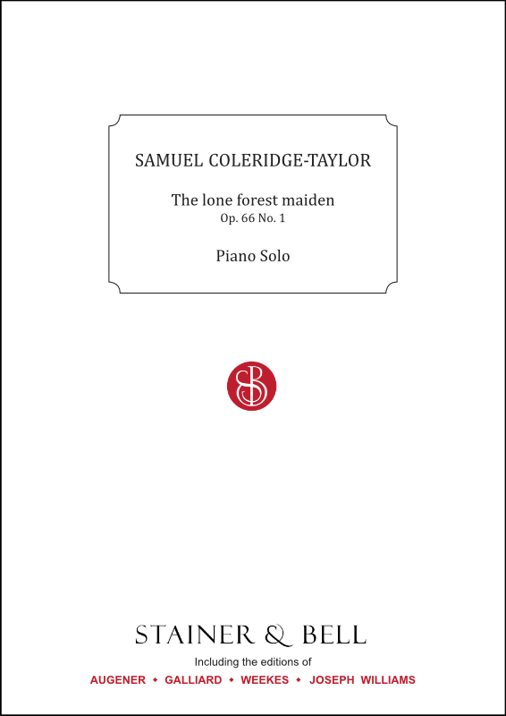 Coleridge-Taylor, Samuel: The lone forest maiden, Op. 66 No. 1. Piano Solo