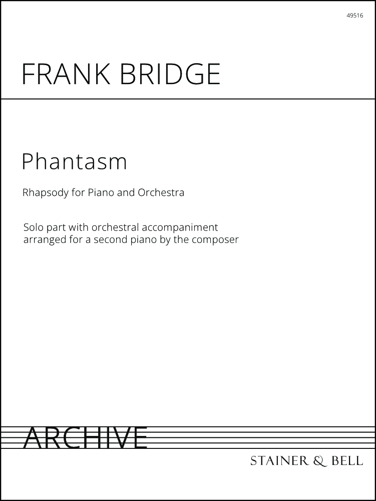 Bridge, Frank: Phantasm. Solo Piano part
