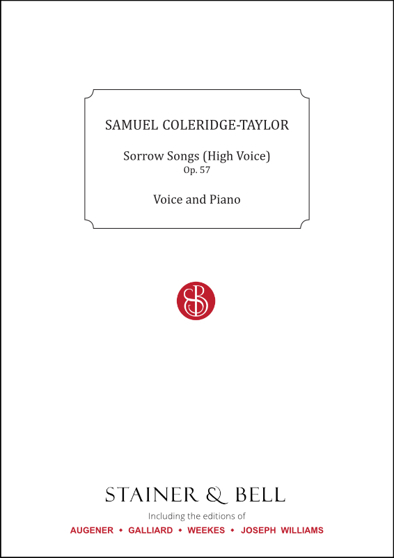 Coleridge-Taylor, Samuel: Sorrow Songs (High Voice), Op. 57