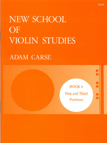 Carse, Adam: New School of Violin Studies. Book 4