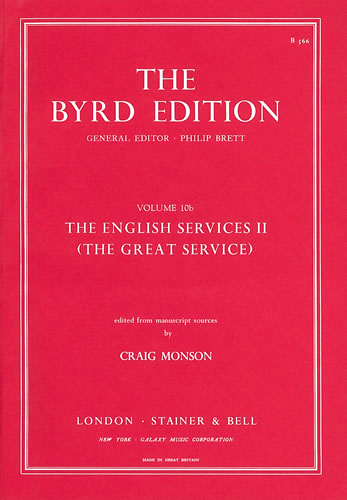 Byrd, William: The English Services II (The Great Service)