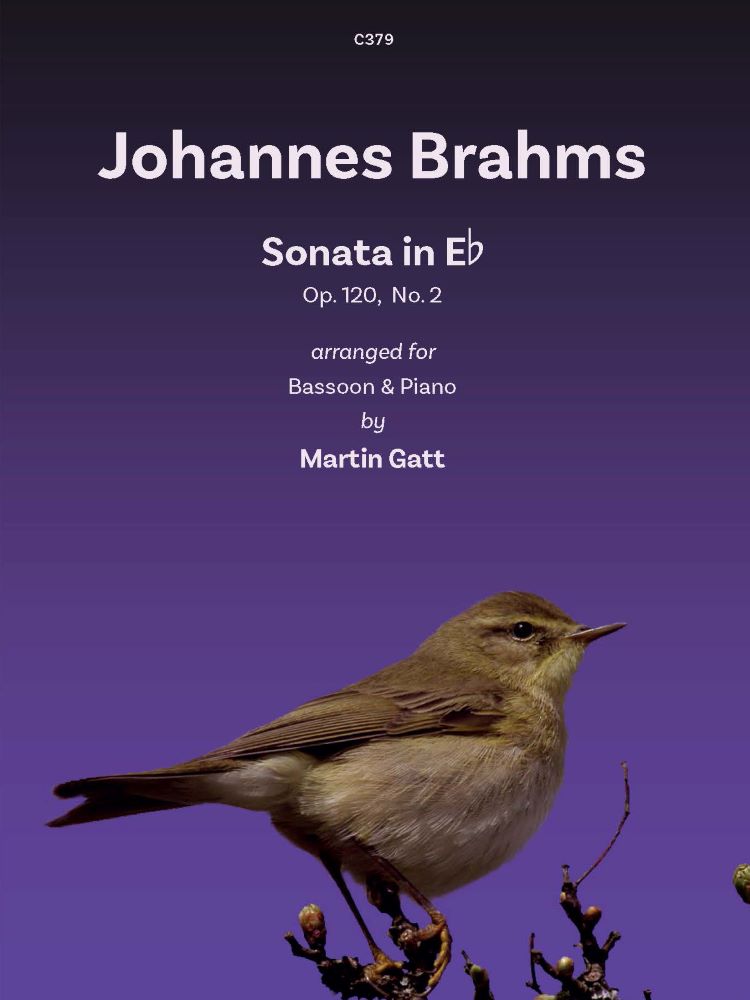 Brahms, Johannes: Sonata in E flat, Op. 120 No. 2: arr. Bassoon & Piano