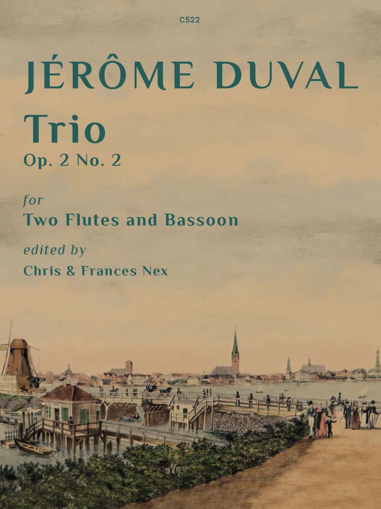Duval, Jérôme: Trio, Op. 2 No. 2 for two flutes and bassoon