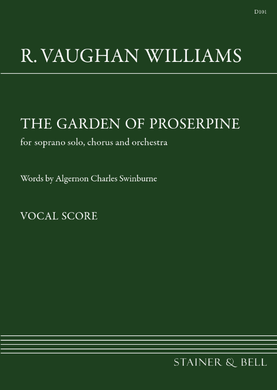 Vaughan Williams, Ralph: Garden of Proserpine, The. Vocal Score