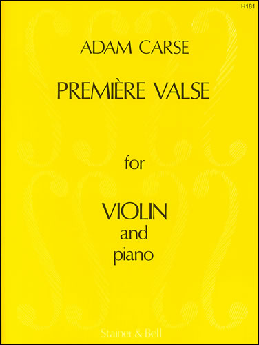 Carse, Adam: Première Valse for Violin and Piano