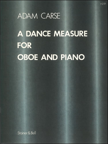 Carse, Adam: A Dance Measure for Oboe and Piano