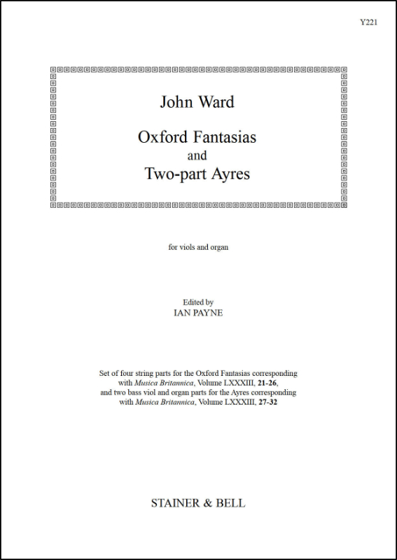 Ward, John: Oxford Fantasias/Two-part Ayres