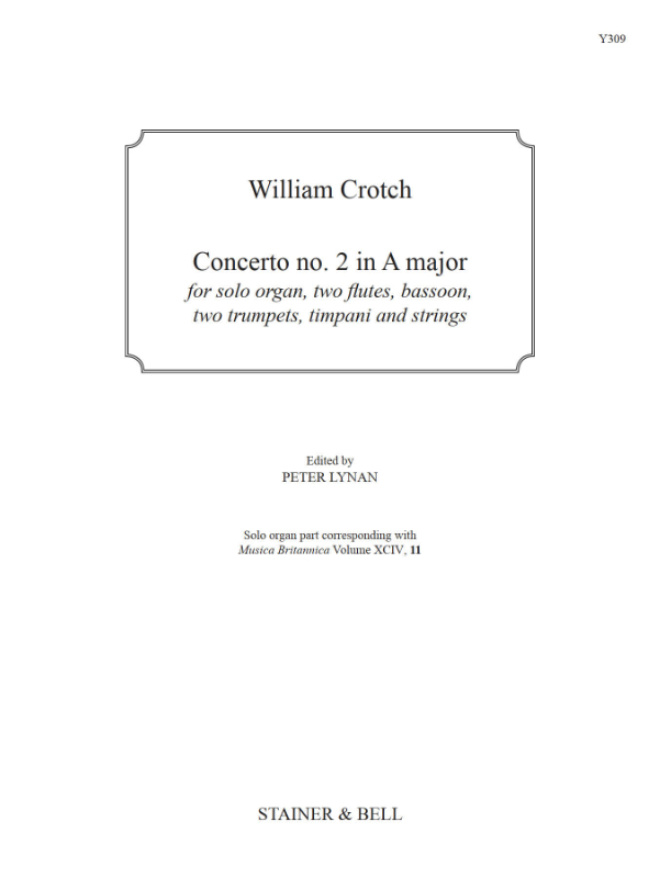 Crotch, William: Concerto no. 2 in A major