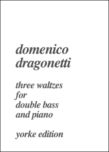 Dragonetti, Domenico: Three Waltzes (Double Bass & Piano)