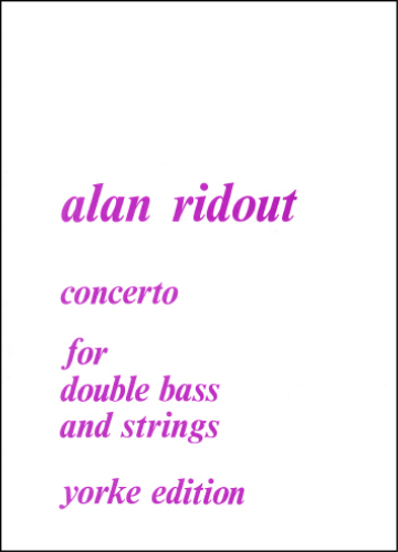 Ridout, Alan: Concerto (1974) (Double Bass & Piano)