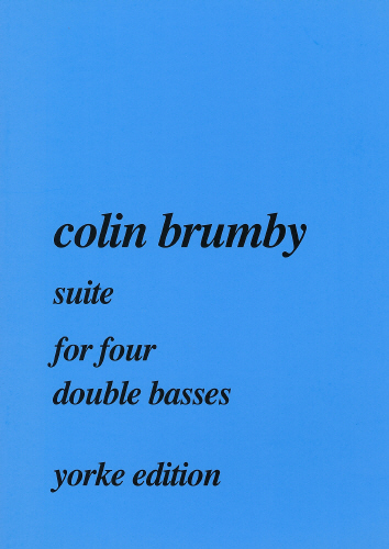 Brumby, Colin: Suite for four double basses (1975)