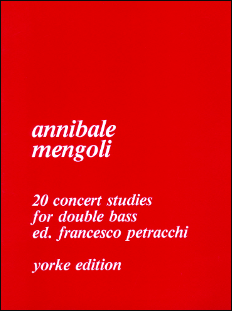 Mengoli, Annibale: Twenty Concert Studies for Double Bass